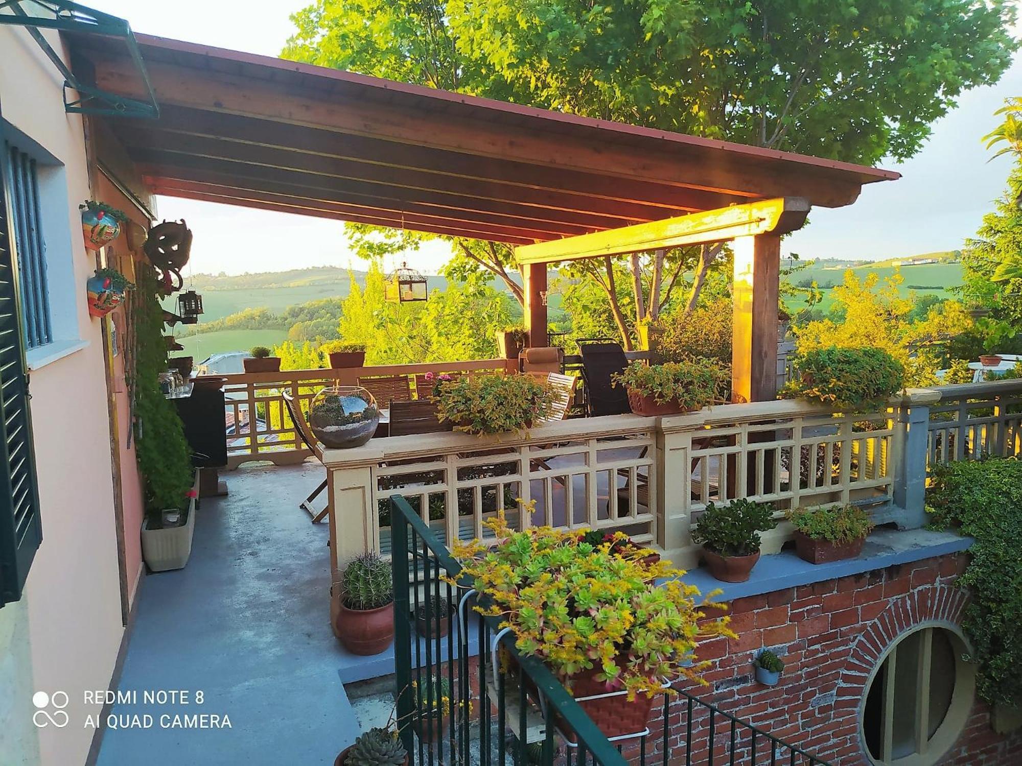 La Terrazza Sul Monferrato Apartment Ozzano Monferrato Bagian luar foto